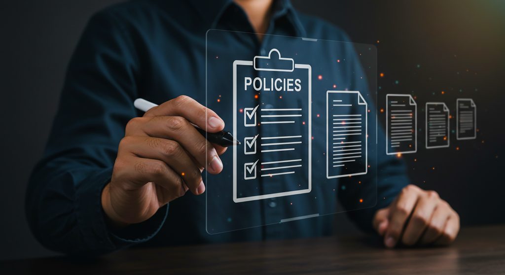 ISO certification audit preparation checklist with risk assessment documents and business procedures